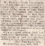 CHATFIELD Isaac Whitfield 1814-1878 newspaper obituary.jpg